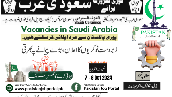 Jobs in Saudi Arabia October 2024