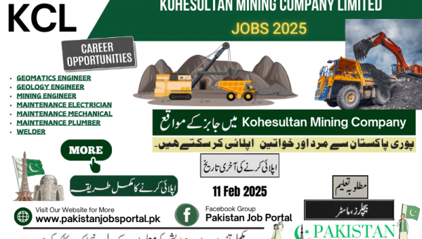  Career Opportunity in Kohesultan Mining Company Ltd