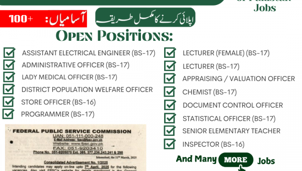 Career Opportunity in Federal Public Service Commission 2025