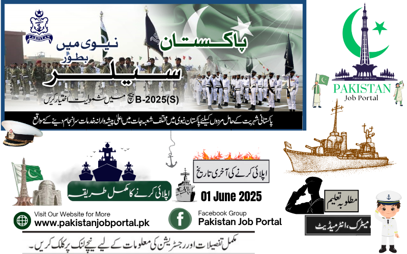 Join Pakistan Navy as Sailor & Marines